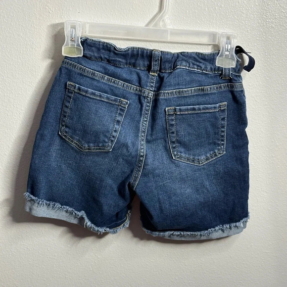 Cat & Jack Girls Denim Midi‎ Super Stretch Shorts Size L(10/12). - Picture 5 of 6